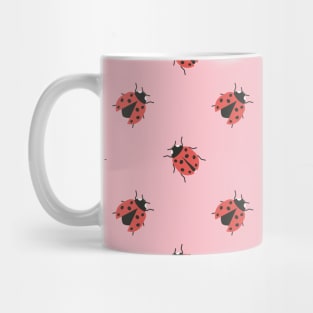 Ladybug Pattern Mug